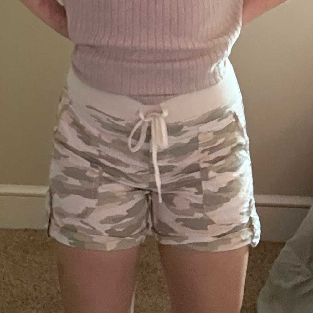 Camo cargo shorts
